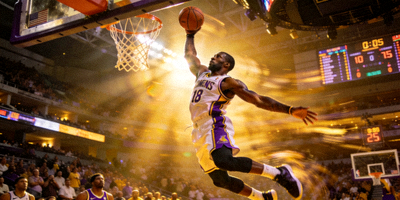 NBA篮球扣篮精彩瞬间图片